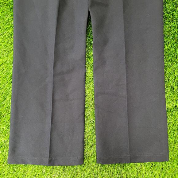 Vintage 80s Wrangler Polyester Pants 36x28 Black - Picture 11 of 16